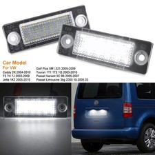 2x Kennzeichen Beleuchtung LED Kennzeichenbeleuchtung für VW Golf  5 T5 Passat