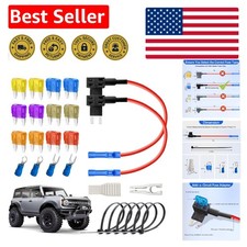 Lightweight Mini Fuse Tap Kit for Effortless Car Wiring and Circuit Addition