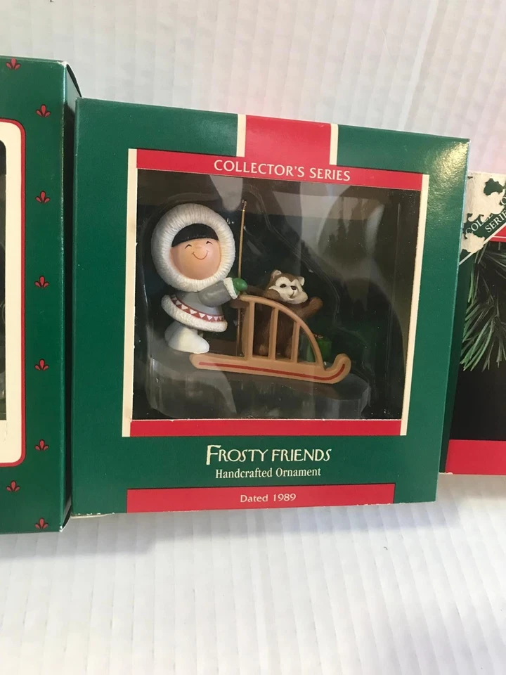 Lot of 4 Hallmark Keepsake Ornaments Frosty Friends Series Collectible - Image 3 of 4