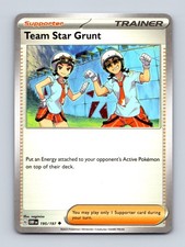 Pokemon Team Star Grunt 195/197 Obsidian Flames Uncommon LP