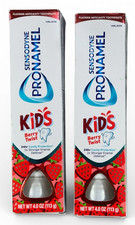 2 Pack Sensodyne Pronamel Kids Berry Twist Fluoride Toothpaste 4 oz Exp 2/27