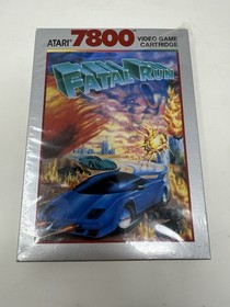 Fatal Run Atari 7800 1990 CIB Warranty Insert And Plastic TESTED WORKING