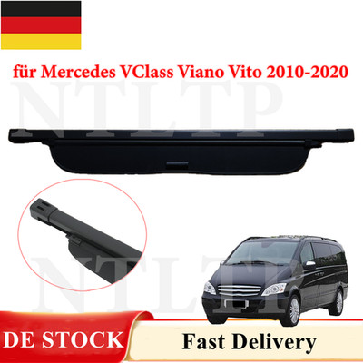 Einziehbare Laderaumabdeckung Für Mercedes VClass Viano Vito 2010-2020 hutablage