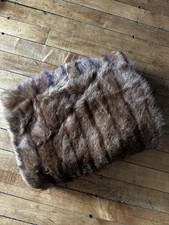 Vintage Women&rsquo;s Brown Fur Muff