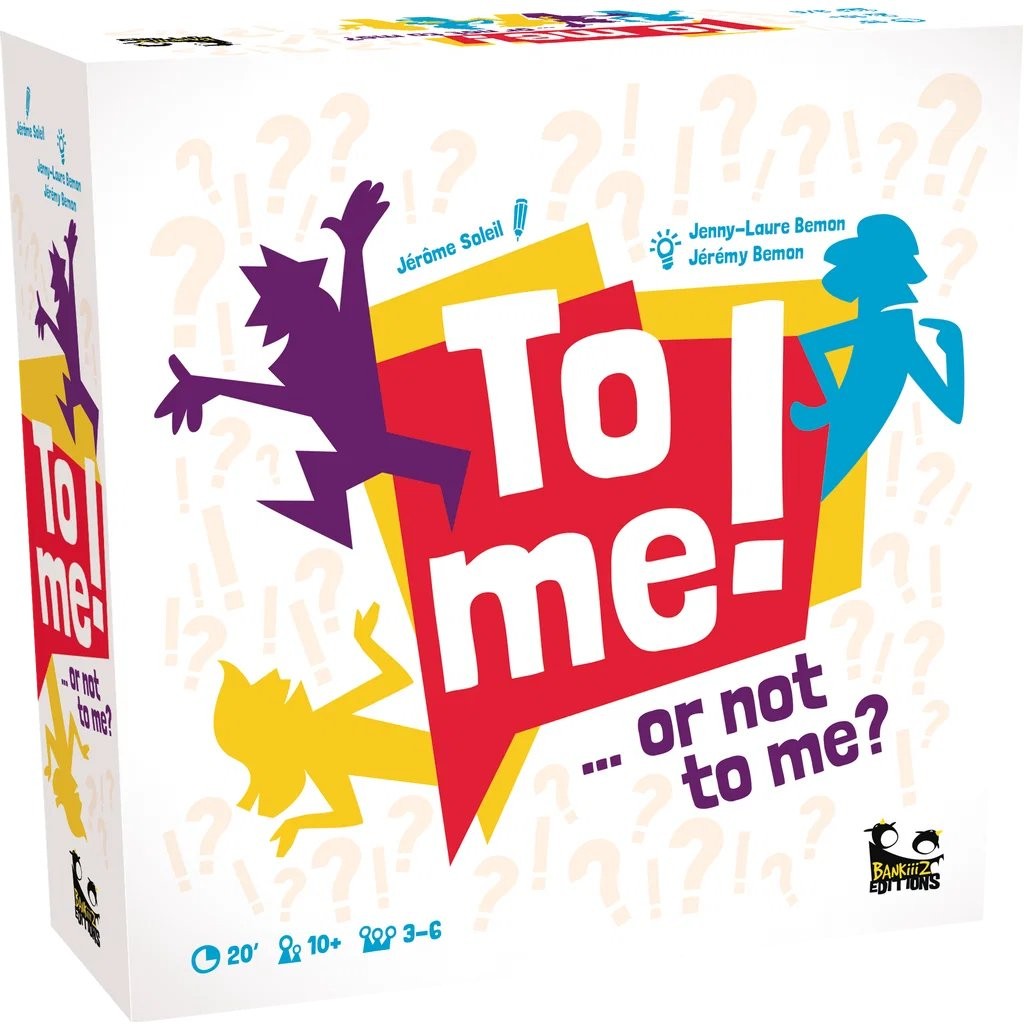 Jeu de société To Me or Not to Me Bankiiiz Editions pour des soirées de bluff en famille