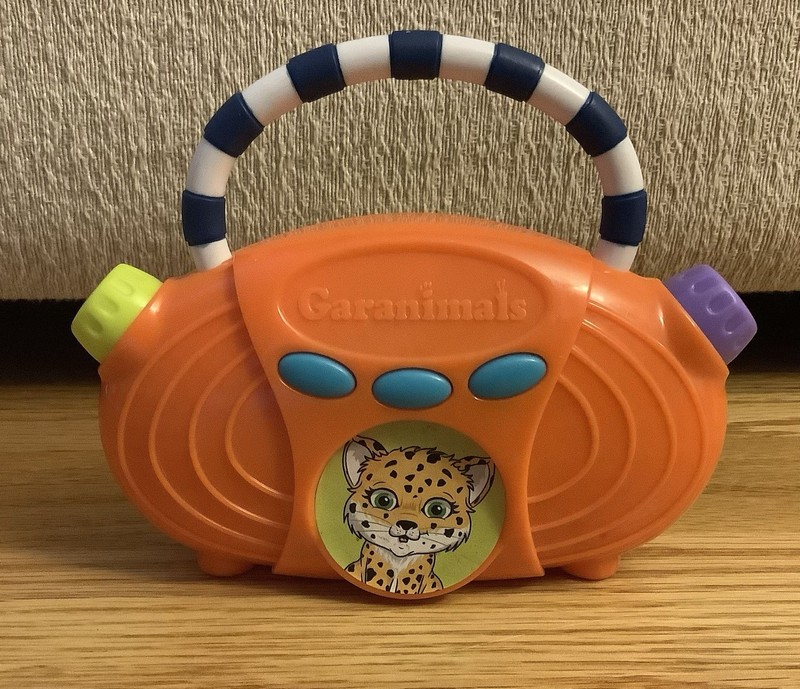 Mini Boombox Shaped Musical Toy Garanimals By SASSY Plays Jazzy Tunes Orange