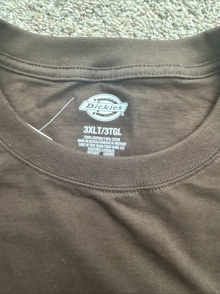 Camiseta de manga corta Dickies para hombre de peso pesado cuello redondo 3XLT Foto 4 de 4