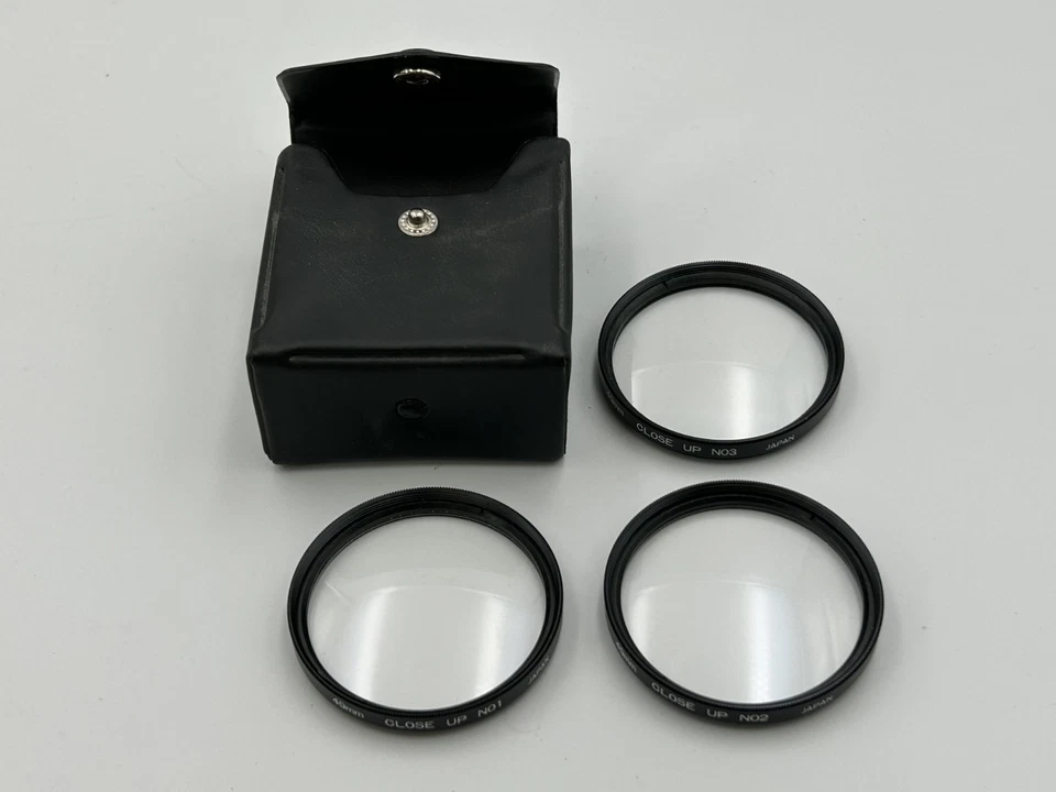 49mm Close Up Lens No 1, 2 & 3 Set C/W Case Japan refCP - Image 3 of 4