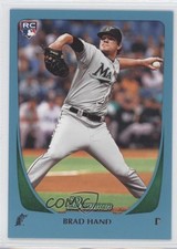 2011 Bowman Draft Blue 469/499 Brad Hand #45 1c6