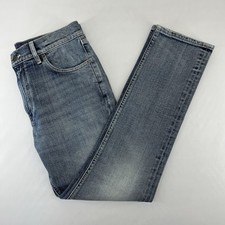 Ralph Lauren Purple Label 750 Straight Ankle Jeans Blue Size 29 Measures 32" 