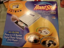 MICROSOLUTIONS ROADSTOR PORTABLE DIGITAL VIEWER CD BURNER DVD MP3 PLAYER NIB!