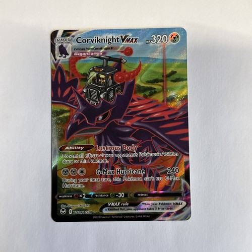 Corviknight VMAX Holo Ultra Rare Silver Tempest Trainer Gallery TG19/TG30 NM