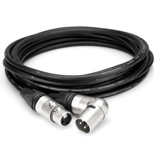 Hosa Technology Camcorder Microphone Cable, Neutrik XLR3F to Right-Angle XLR3M,