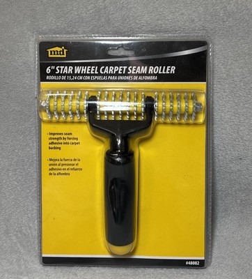 New MD 6'' Carpet Tool Star Wheel Seam Roller 48082 BRAND NEW SEALED Free Ship!