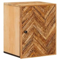 HäNgeschrank Braun 38 X 33,5 X 48 Cm Massivholz Mango
