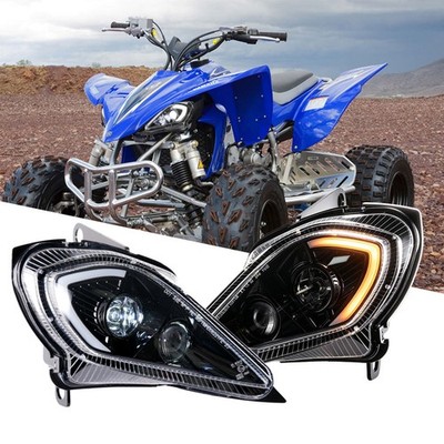 E24 Paar LED Scheinwerfer für YAMAHA Wolverine 450 RAPTOR 250 700 700R 2006-2025