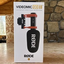 R DE VideoMic GO II Directional Microphone, USB-C  3.5mm, iPhone Compatible