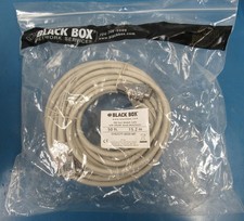Black Box EYN257T-0050 DB9 Null Modem Cable with EMI/RFI Hoods, Male/Female 50Ft