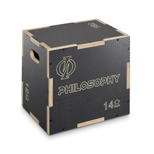 3 in 1 Non-Slip Wood Plyo Box, Jump Plyometric Box for Training