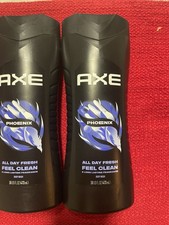 2 Axe Phoenix Crushed Mint  Rosemary Refreshing Scent Body Wash 16 oz Each