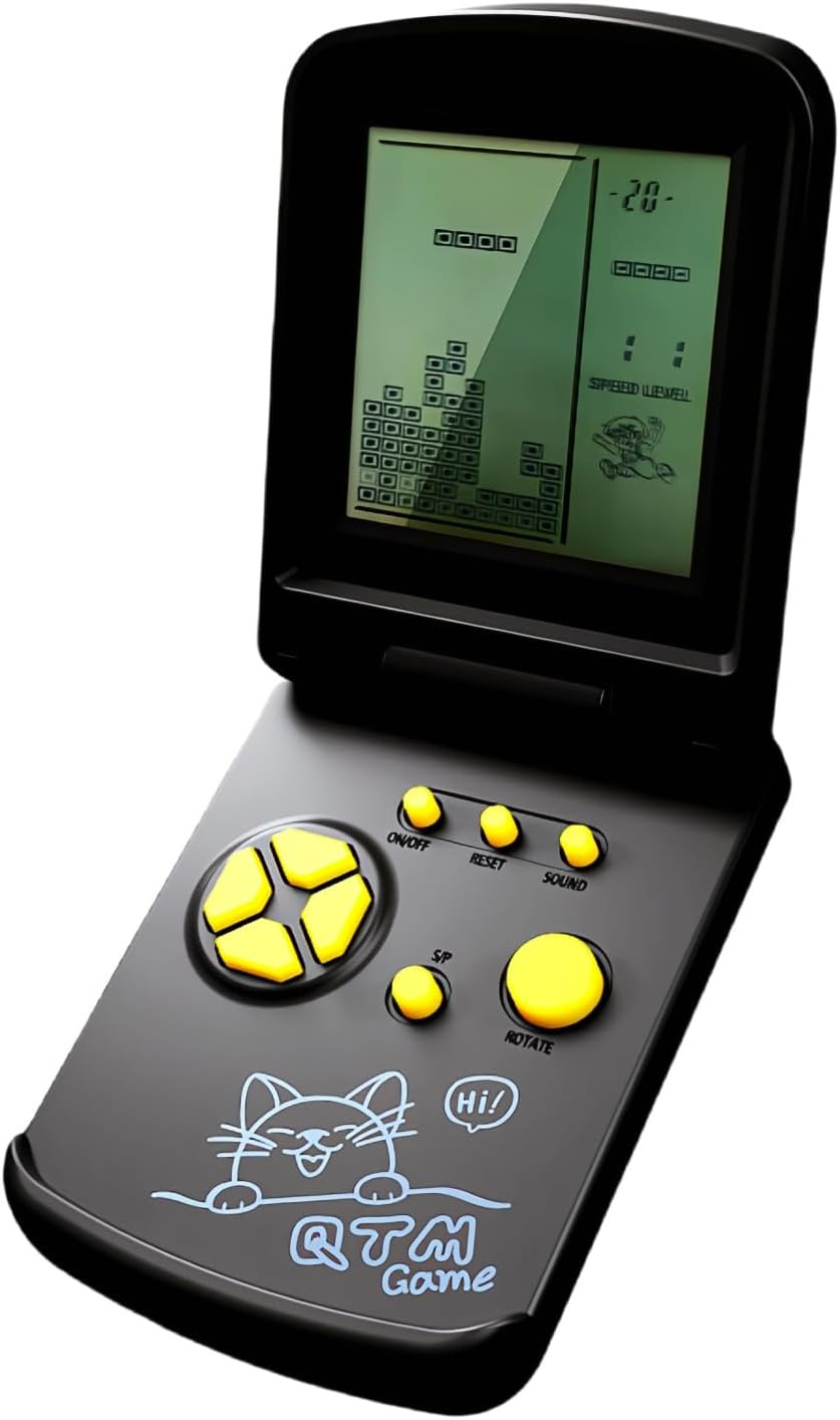 Console Anti-Noia 3.5" | 26 Giochi Retrò con Design Salva-Spazio