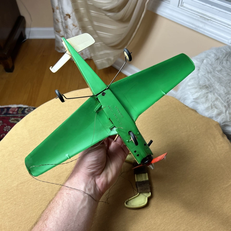 WEN MAC Old 1960s Beechcraft AIRPLANE Control Line Bonanza Incomplete As Is - Image 3 of 4