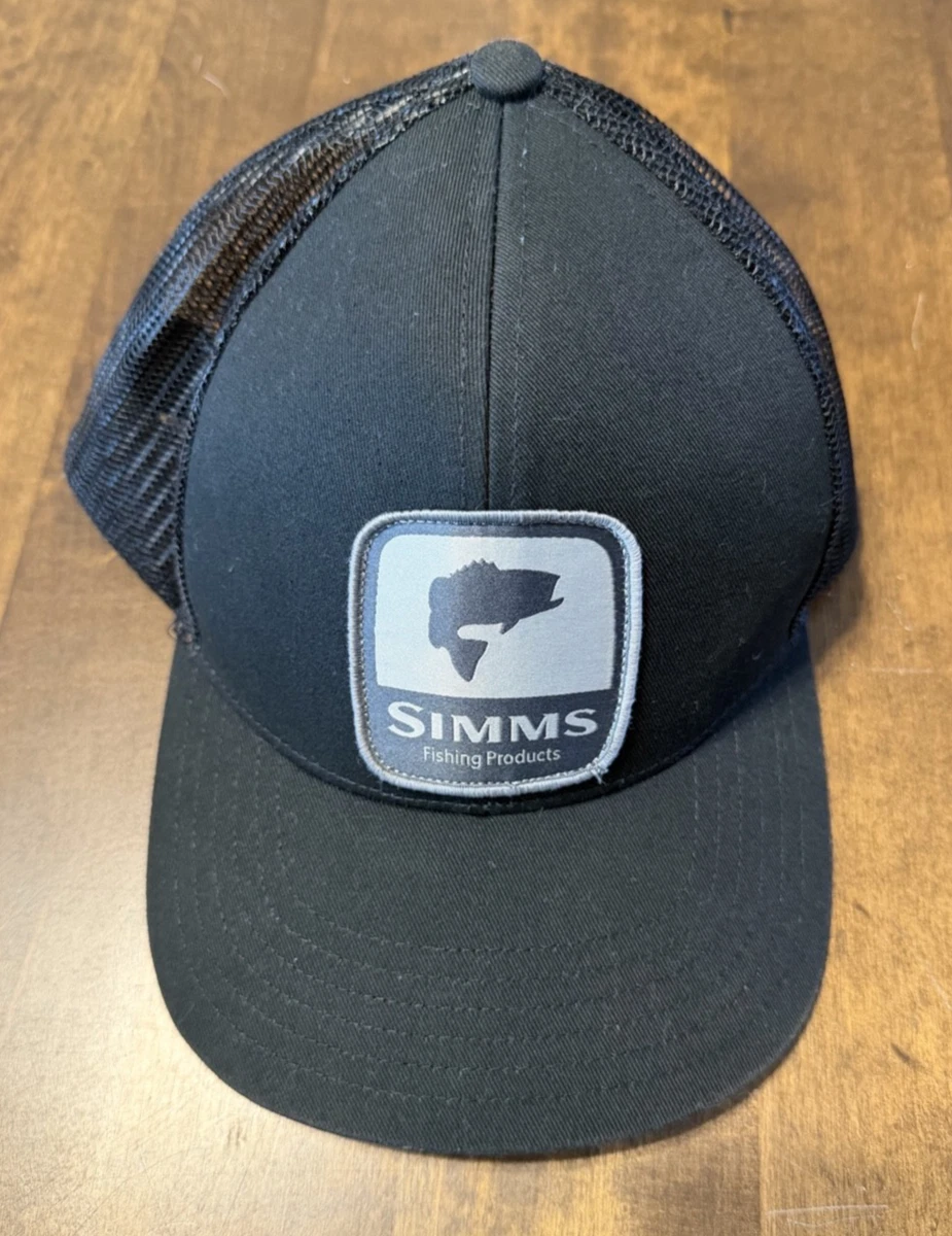 Casquette Visière Simms Gris Pour La Pêche - Ajustable, Confortable, Look Outdoor