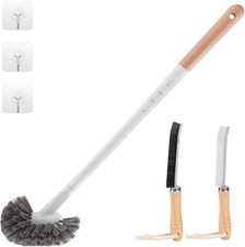 Toilet Scrubber with Long Handle, Crevice  Gap Brushes for Bathroom