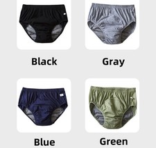 3 Pack Adult Washable Incontinence Underwear Diaper Pants Reusable Leak-proof