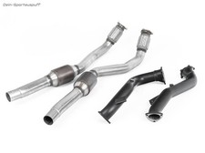 Milltek Frontpipes 100-Zeller SportKats Audi S7 C7 4G zur Montage an Milltek ANL