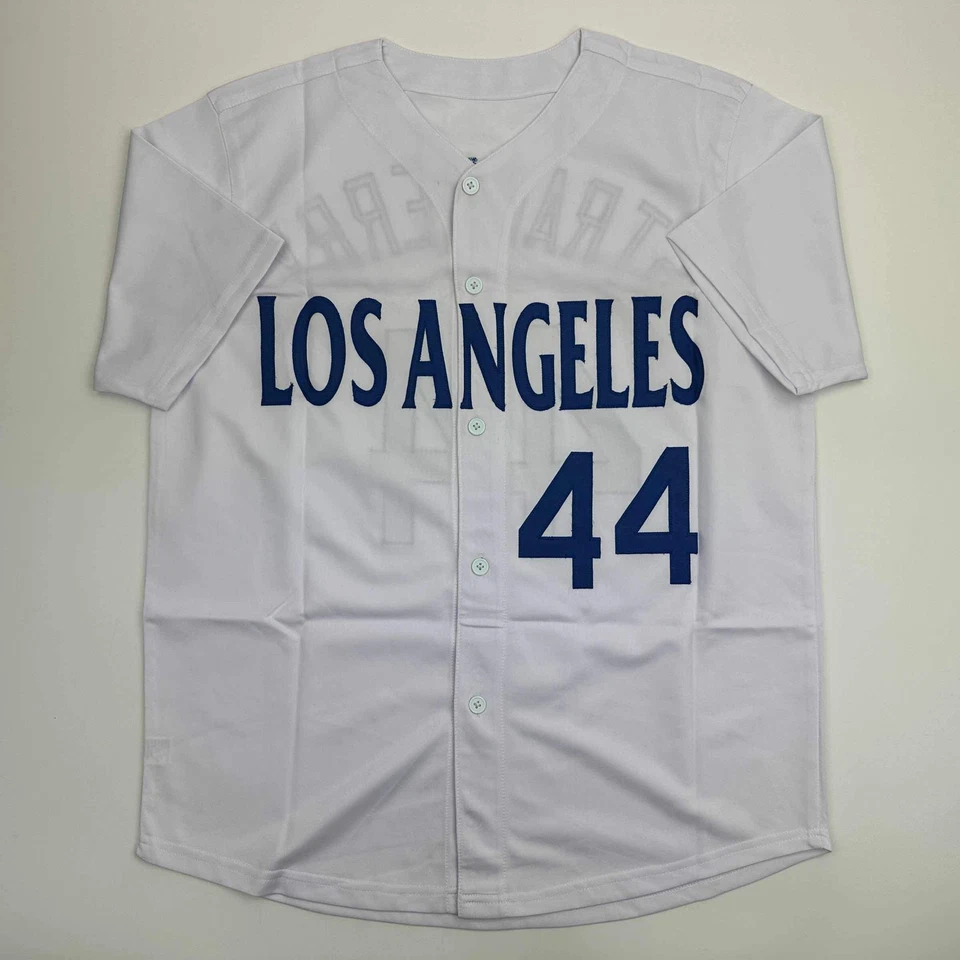 Autographed/Signed Darryl Strawberry Los Angeles White Baseball Jersey JSA COA - Image 4 of 4