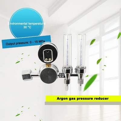 Argon CO2 Druckminderer Durchflussmesser G5/8-Auslass Regler Gaszähler