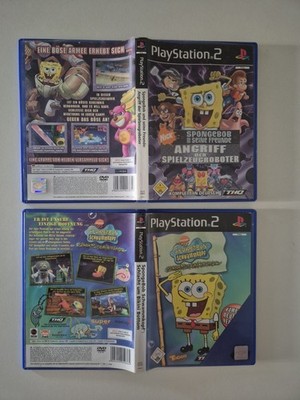 2x Spongebob - Schlacht Um Bikini Bottom + Angriff Der Spielzeugroboter - PS2