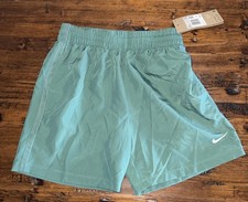 Nike Dri-FIT Training Kids Shorts Sz X-small Color Teal Drawstring Waist DX5382
