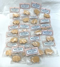 22 NOS, Vintage, Macrame, Wooden PIG Beads! Never Used!