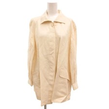 Christian Dior Vintage Shirt Jacket Long Sleeve M Ivory