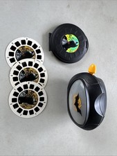 Vintage 1998 View Master 3D Viewer w/ 3 Batman Reels, Tested  Working 