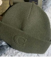 Coach Olive Green Knit Beanie Winter women's hat