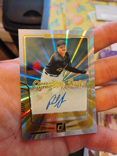 2024 Panini Donruss Baseball Paul Skenes Autograph Signature Series Pittsburgh - Picture 2 of 4