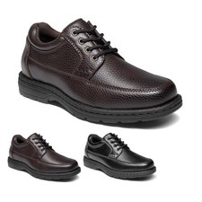 Men  s Square Toe Business Dress Shoes Classic Lace-Up Oxfords Shoes