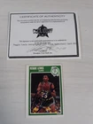 1989-90 Fleer Reggie Lewis Signed/Autographed Card #10 Celtics