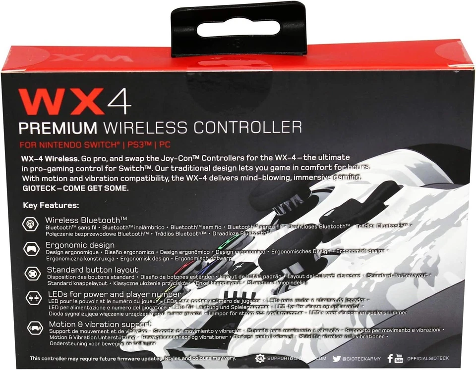 Gioteck Wx4 - Controller Nintendo Switch - Controller Wireless (Nintendo Switch) - Image 3 of 4