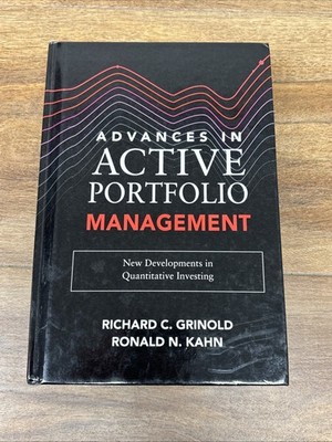 Advances in Active Portfolio Management: New Developments in Quantitative. RARE