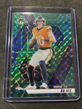 2025 Panini Mosaic - Bo Nix #173 Green Mosaic Prizm