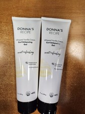 2 Pk: Donna's Recipe Whipped Vanilla Cream Curl Enhancing Gel, 10 oz ea. W7C