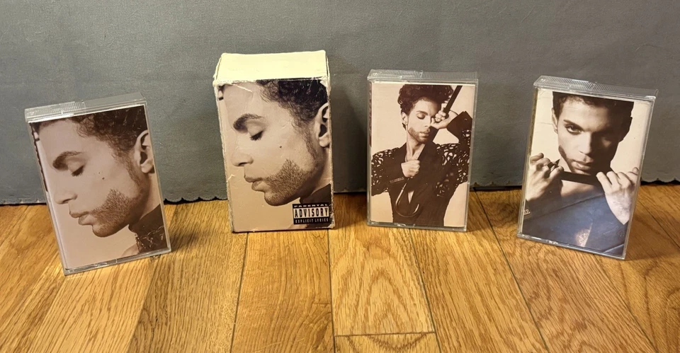 The Hits/The B-Sides Box Set by Prince  3 Cassette 1993 RARE Complete Digalog - Image 3 of 4