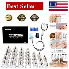 Cupping Set, 32 Cups Cupping Kit for Massage Therapy, Professional Chinese Th...