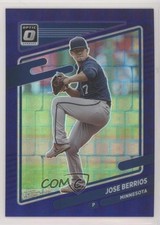 2021 Panini Donruss Optic Purple Pandora Prizm 72/99 Jose Berrios #169 05zk