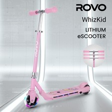 ROVO KIDS WhizKid Electric Scooter Height Adjustable Lithium eScooter Toy Pink