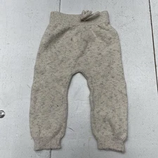 Quincy Mae Ivory Sweater Knit Jogger Sweatpants Infants Size 18-24 Months